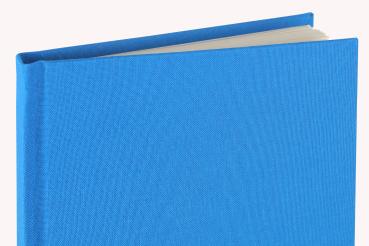 Notebook linen cover cyan